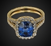 Ceylon Sapphire in 18K Yellow Gold image